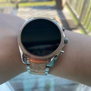 Michael Kor Rose Gold Gen 5 Bradshaw Smartwatch